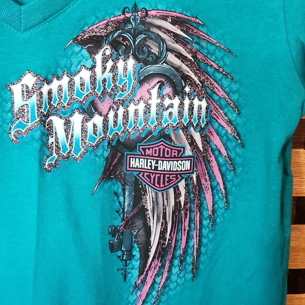 EUC! Harley Davidson Sparkle Tshirt